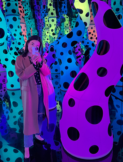 草間彌生の新作アートに浸る@サンフランシスコ近代美術館〜スタッフ